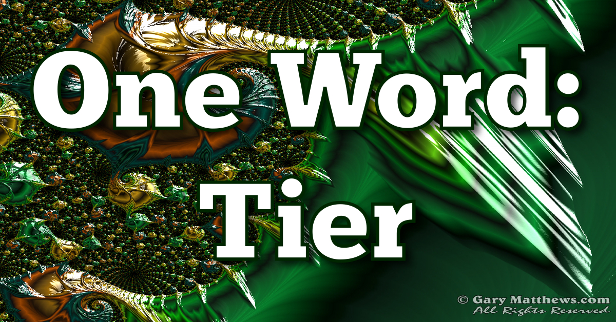 5 letter word starting with tier